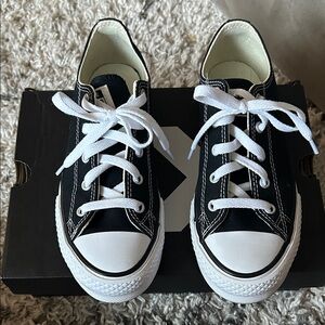Converse Kids Black and White Sneakers